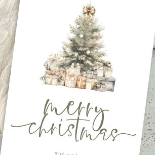 Frohe Weihnachtsbaum Sage Script 2026 Kalender Feiertagskarte