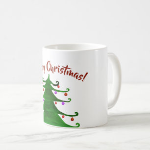Frohe Weihnachtsbaum-Tasse Kaffeetasse