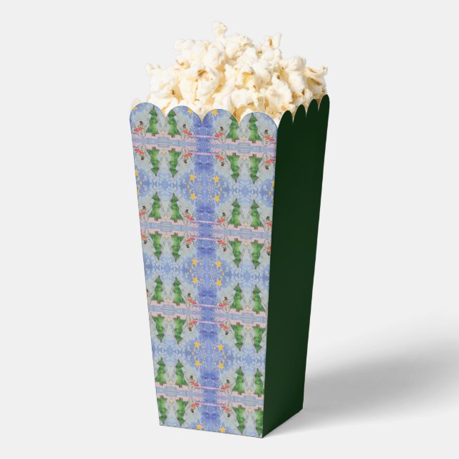 Frohe Weihnachtsbaum und frostige Snowman Wasserfa Geschenkschachtel (Geplatzt)