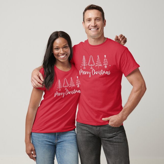 Frohe Weihnachtsbaum, Weihnachtsgeschenk 2024 T-Shirt (Unisex)
