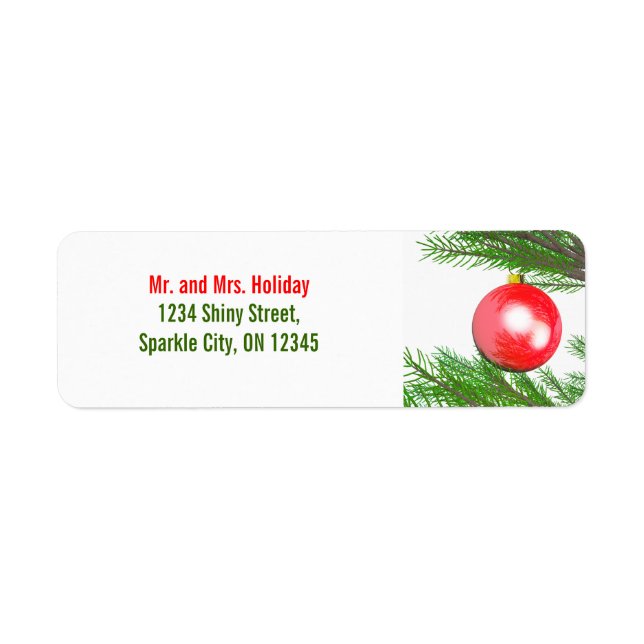 Frohe Weihnachtsbaumdekoration (Vorne)