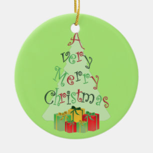 Frohe Weihnachtsbaumdekorationen Keramik Ornament