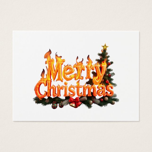 Frohe Weihnachtsbaume (Vorderseite)