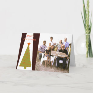 Frohe Weihnachtsbaume Feiertagskarte