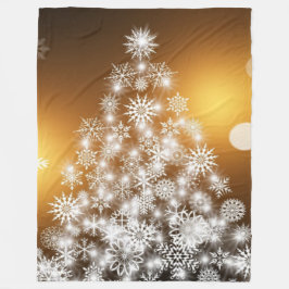 Frohe Weihnachtsbaume Fleecedecke