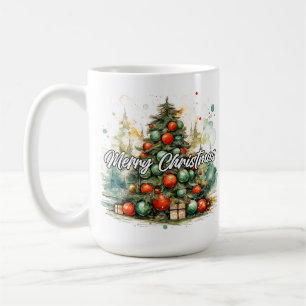 Frohe Weihnachtsbaume Happy Holidays Kaffeetasse