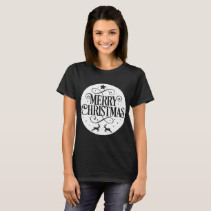 Frohe Weihnachtsbaume Ornament T-Shirt