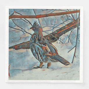 Frohe Weihnachtsbaume Serviette