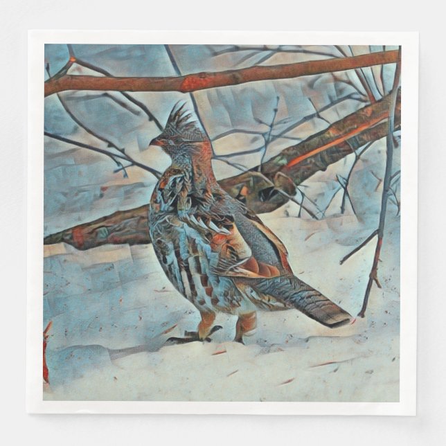 Frohe Weihnachtsbaume Serviette (Vorderseite)