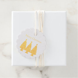 Frohe Weihnachtsbaumen Geschenkanhänger
