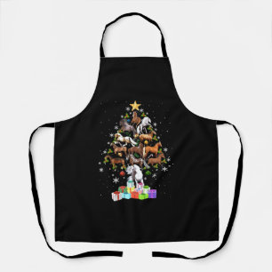 Frohe Weihnachtsbaumgeschenk für Herren reiten Pfe Schürze
