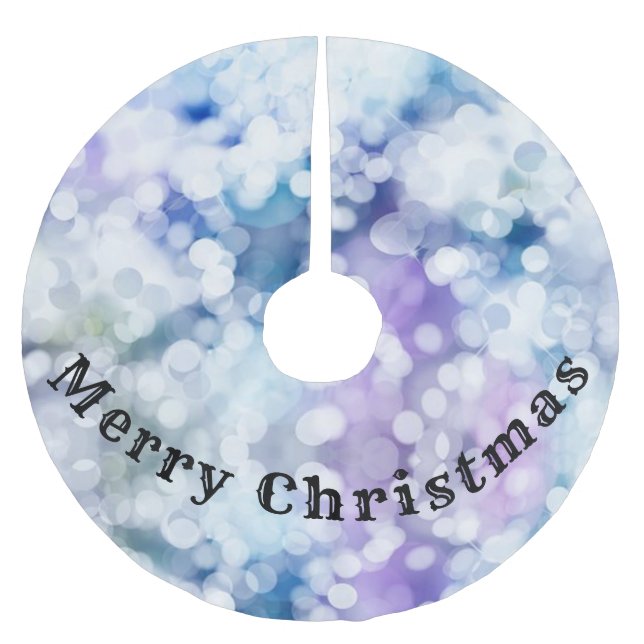 Frohe Weihnachtsbaumrock Polyester Weihnachtsbaumdecke (Vorderseite)