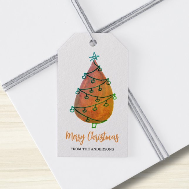 Frohe Weihnachtsbaumruste Geschenkanhänger (Von Creator hochgeladen)
