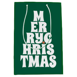 Frohe Weihnachtsbaumstil für Spaß Mittlere Geschenktüte