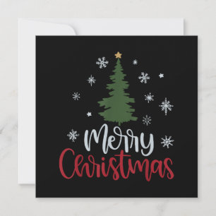 Frohe Weihnachtsbaumweihnachtsbäume für Frauen und Einladung