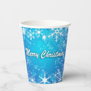 Frohe Weihnachtsbecher Pappbecher