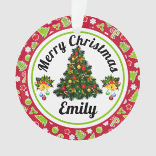 Frohe Weihnachtsbezeichnung Ornament