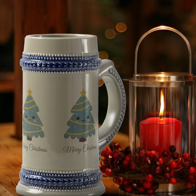 Frohe Weihnachtsbiere Stein Bierglas (Merry Christmas Beer Stein)