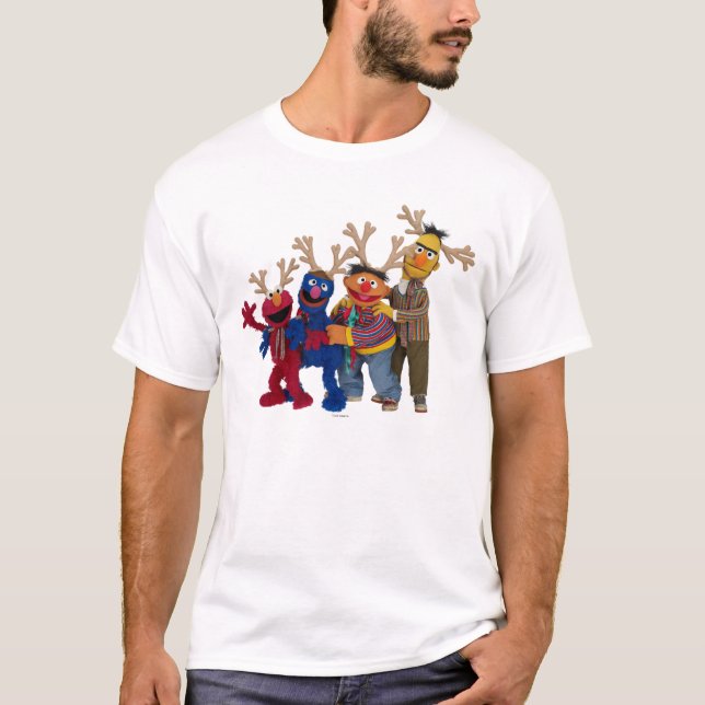 Frohe Weihnachtsbilder T-Shirt (Vorderseite)