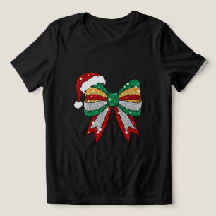 Frohe Weihnachtsbow Tri-Blend Shirt
