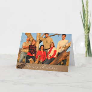 Frohe Weihnachtsbraun Elche mit weißer Kontur Feiertagskarte