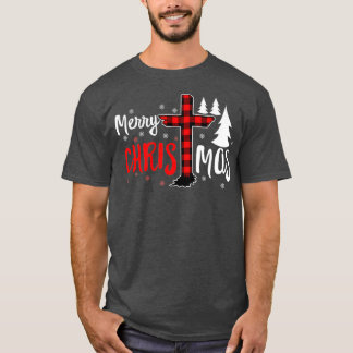 Frohe Weihnachtschristen Buffalo Kariert T-Shirt