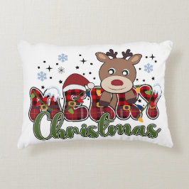 Frohe Weihnachtsclipart Dekokissen