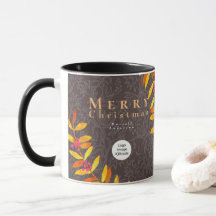 Frohe Weihnachtscoffee Brown Business-Tasse