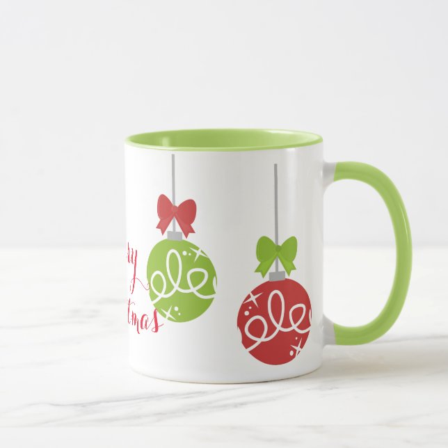 Frohe Weihnachtscoffee-Mugs Tasse (Rechts)
