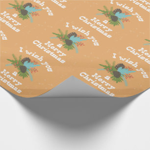 Frohe Weihnachtsdekoration Geschenkpapier