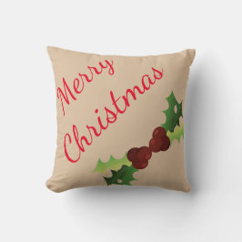 Frohe Weihnachtsdekoration Leaf Kissen