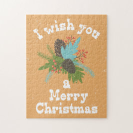 Frohe Weihnachtsdekoration Puzzle