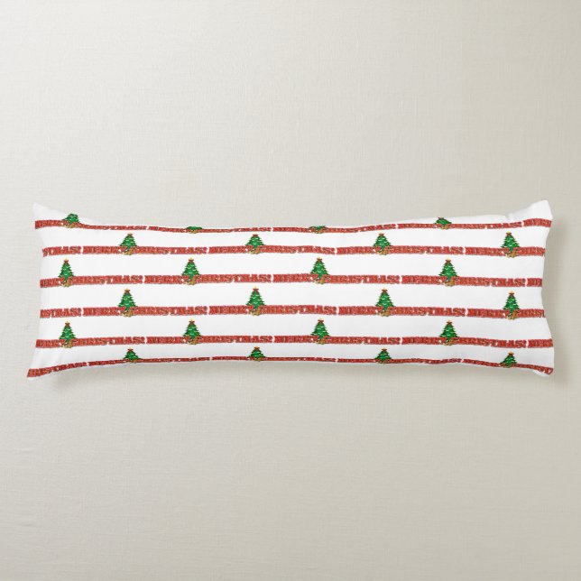Frohe Weihnachtsdekoration Seitenschläferkissen (Vorderseite)
