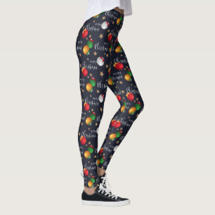 Frohe Weihnachtsdekorationen Urlaub Leggings
