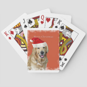 Frohe Weihnachtsdoggie Spielkarten
