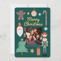 Frohe Weihnachtsfamilie Foto