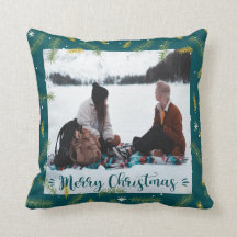 Frohe Weihnachtsfamilie Foto Green Frame