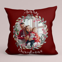 Frohe Weihnachtsfamilie Foto rot