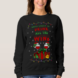 Frohe Weihnachtsfamilie Matching Urlaub Weihnachte Sweatshirt