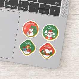 Frohe Weihnachtsfeier Aufkleber Sammlung