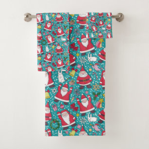 Frohe Weihnachtsfeier Badhandtuch Set