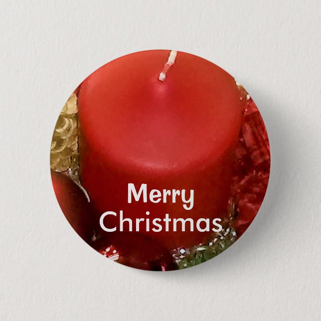 Frohe Weihnachtsfeier Button (Vorderseite)