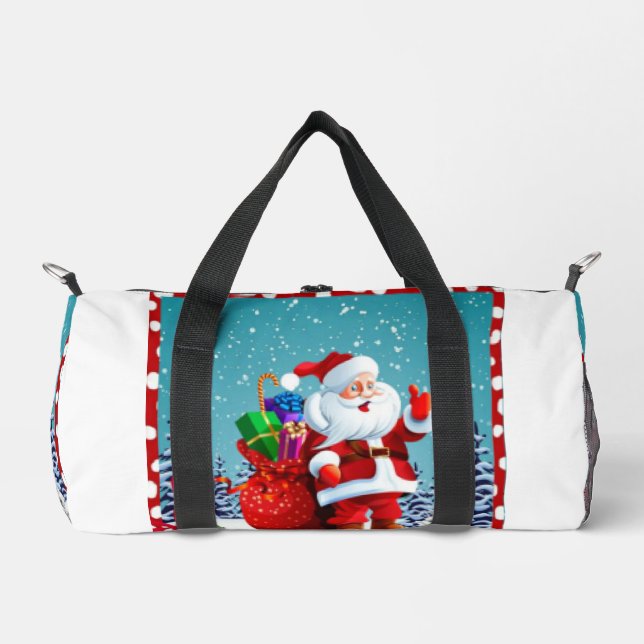 Frohe Weihnachtsfeier Duffle Bag (Vorderseite)