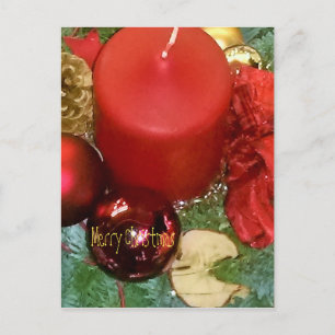 Frohe Weihnachtsfeier Feiertagspostkarte