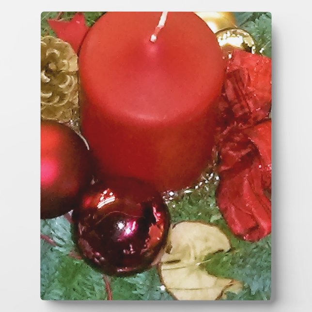 Frohe Weihnachtsfeier Fotoplatte (Vorderseite)