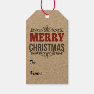 Frohe Weihnachtsfeier Geschenkanhänger