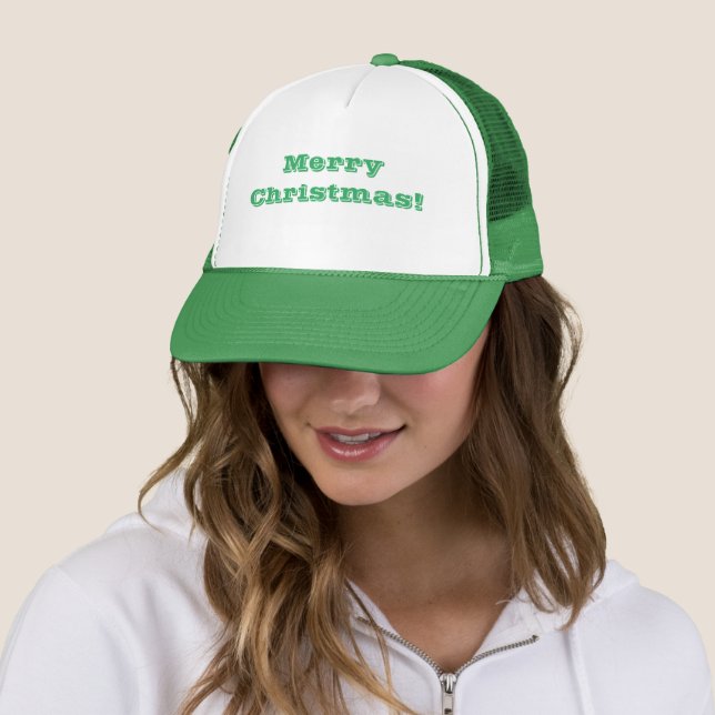 Frohe Weihnachtsfeier Liebe Handsome-Cap Truckerkappe (Beispiel)