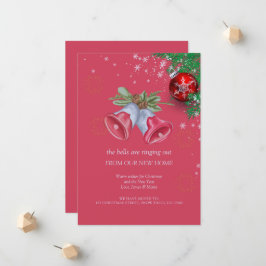 Frohe Weihnachtsfeier Neue Zuhause Moving Ankündigung