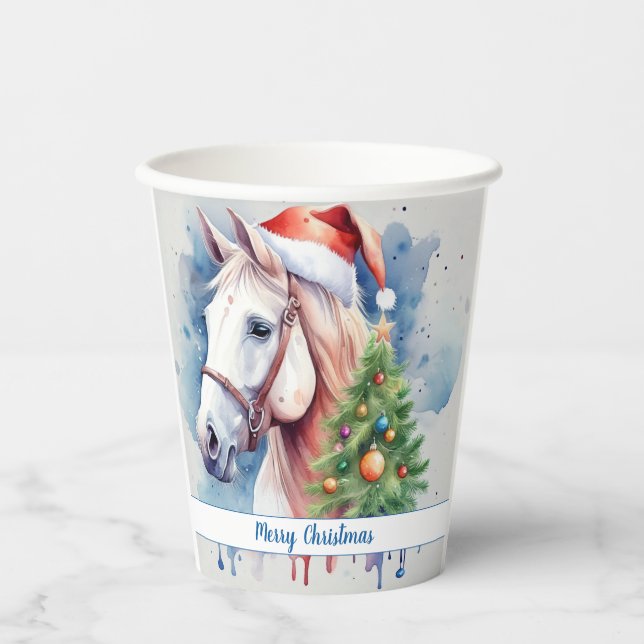 Frohe Weihnachtsfeier - Pappbecher (Vorderseite)