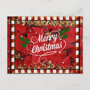 Frohe Weihnachtsfeier Postkarte